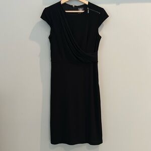 Black knee length cocktail dress